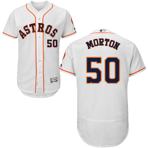 Astros #50 Charlie Morton White Flexbase Authentic Collection Stitched MLB Jersey Astros #50 Charlie Morton White Flexbase Authentic Collection Stitched MLB Jersey