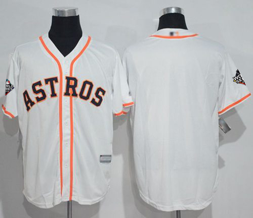 Astros Blank White New Cool Base 2019 World Series Bound Stitched MLB Jersey Astros Blank White New Cool Base 2019 World Series Bound Stitched MLB Jersey