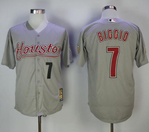 Astros #7 Craig Biggio Grey 2006 Turn Back The Clock Stitched MLB Jersey Astros #7 Craig Biggio Grey 2006 Turn Back The Clock Stitched MLB Jersey