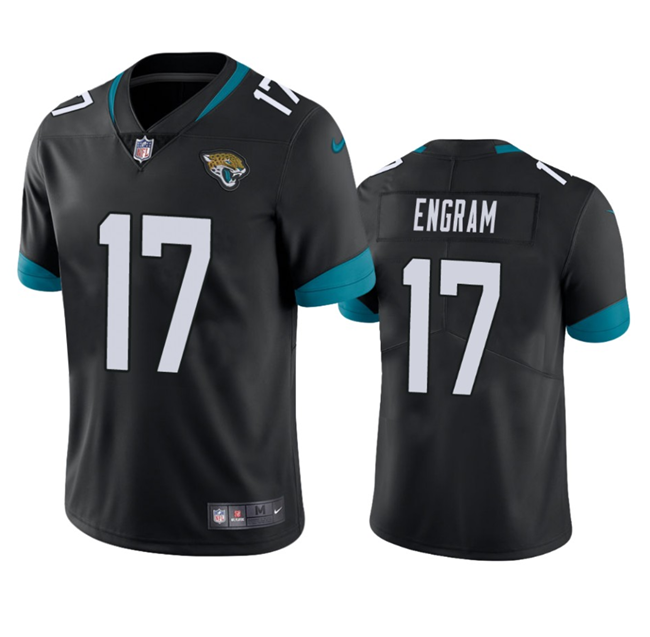 Men's Jacksonville Jaguars #17 Evan Engram Black Vapor Untouchable Limited Stitched Jersey Men's Jacksonville Jaguars #17 Evan Engram Black Vapor Untouchable Limited Stitched Jersey