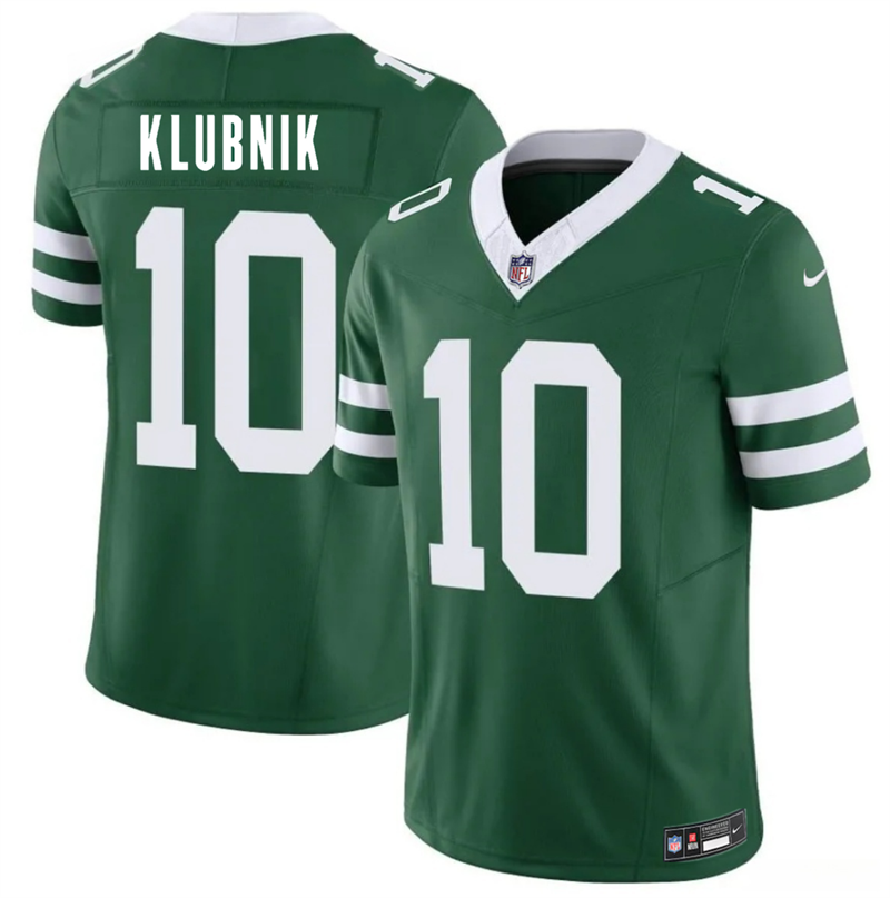 Men's New York Jets #10 Cade Klubnik Green 2026 Draft F.U.S.E. Vapor Untouchable Limited Stitched Jersey