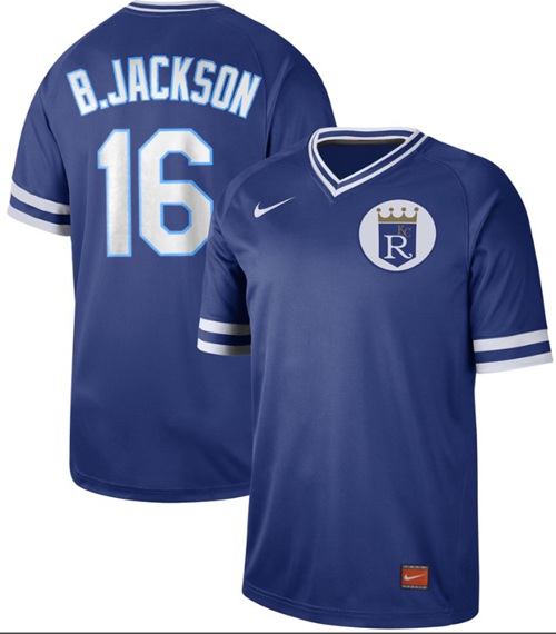 Nike Royals #16 Bo Jackson Royal Authentic Cooperstown Collection Stitched MLB Jersey Nike Royals #16 Bo Jackson Royal Authentic Cooperstown Collection Stitched MLB Jersey