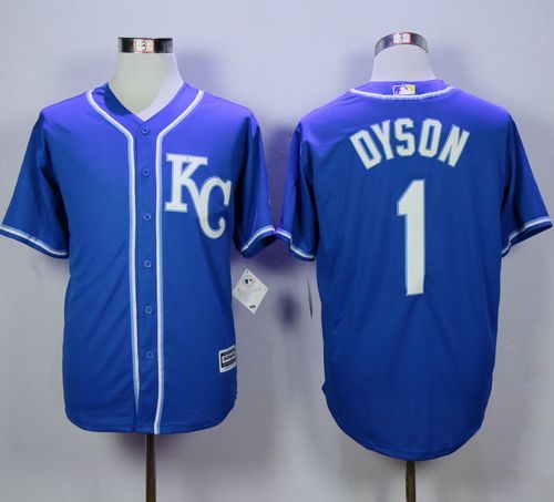 Royals #1 Jarrod Dyson Blue Alternate 2 New Cool Base Stitched MLB Jersey Royals #1 Jarrod Dyson Blue Alternate 2 New Cool Base Stitched MLB Jersey