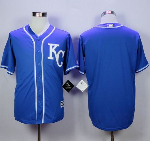 Royals Blank Blue Alternate 2 New Cool Base Stitched MLB Jersey Royals Blank Blue Alternate 2 New Cool Base Stitched MLB Jersey