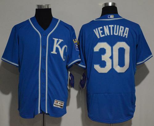 Royals #30 Yordano Ventura Royal Blue Flexbase Authentic Collection Stitched MLB Jersey Royals #30 Yordano Ventura Royal Blue Flexbase Authentic Collection Stitched MLB Jersey