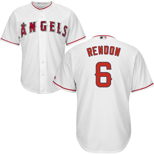Angels of Anaheim #6 Anthony Rendon White New Cool Base Stitched MLB Jersey Angels of Anaheim #6 Anthony Rendon White New Cool Base Stitched MLB Jersey