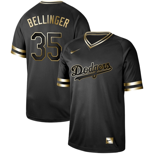 Nike Dodgers #35 Cody Bellinger Black Gold Authentic Stitched MLB Jersey Nike Dodgers #35 Cody Bellinger Black Gold Authentic Stitched MLB Jersey