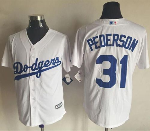 Dodgers #31 Joc Pederson White New Cool Base Stitched MLB Jersey Dodgers #31 Joc Pederson White New Cool Base Stitched MLB Jersey