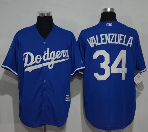 Dodgers #34 Fernando Valenzuela Blue New Cool Base Stitched MLB Jersey Dodgers #34 Fernando Valenzuela Blue New Cool Base Stitched MLB Jersey