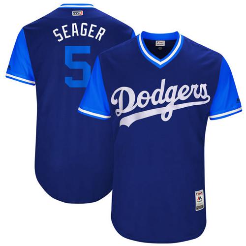 Dodgers #5 Corey Seager Royal 