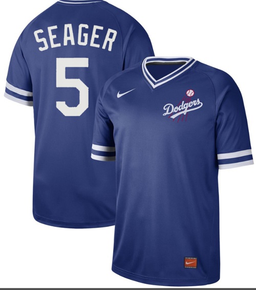 Nike Dodgers #5 Corey Seager Royal Authentic Cooperstown Collection Stitched MLB Jersey Nike Dodgers #5 Corey Seager Royal Authentic Cooperstown Collection Stitched MLB Jersey