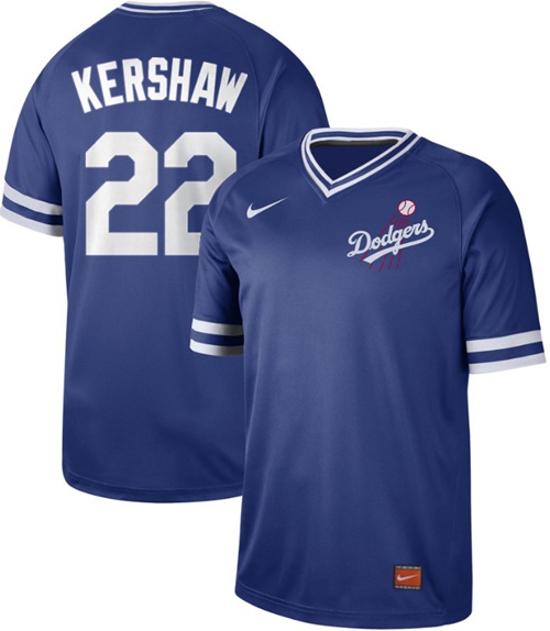 Nike Dodgers #22 Clayton Kershaw Royal Authentic Cooperstown Collection Stitched MLB Jersey Nike Dodgers #22 Clayton Kershaw Royal Authentic Cooperstown Collection Stitched MLB Jersey