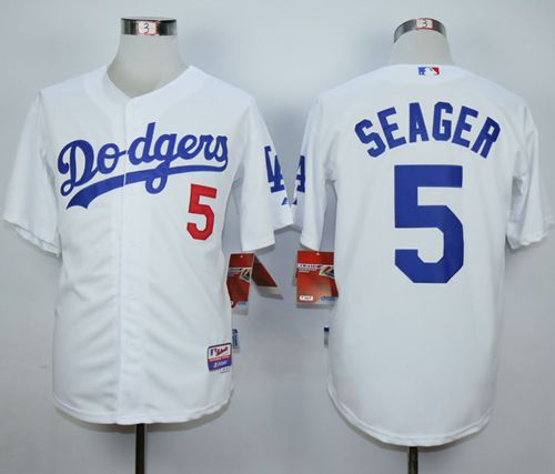 Dodgers #5 Corey Seager White Cool Base Stitched MLB Jersey Dodgers #5 Corey Seager White Cool Base Stitched MLB Jersey