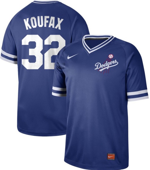 Nike Dodgers #32 Sandy Koufax Royal Authentic Cooperstown Collection Stitched MLB Jersey Nike Dodgers #32 Sandy Koufax Royal Authentic Cooperstown Collection Stitched MLB Jersey