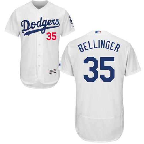 Dodgers #35 Cody Bellinger White Flexbase Authentic Collection Stitched MLB Jersey Dodgers #35 Cody Bellinger White Flexbase Authentic Collection Stitched MLB Jersey