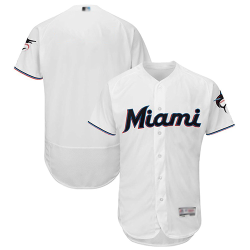 marlins Blank White Flexbase Authentic Collection Stitched MLB Jersey marlins Blank White Flexbase Authentic Collection Stitched MLB Jersey
