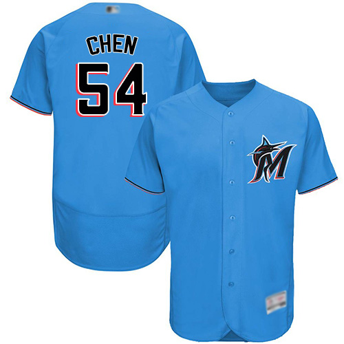 marlins #54 Wei-Yin Chen Blue Flexbase Authentic Collection Stitched MLB Jersey marlins #54 Wei-Yin Chen Blue Flexbase Authentic Collection Stitched MLB Jersey