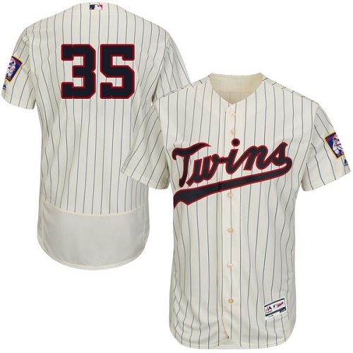 Twins #35 Michael Pineda Cream Strip Flexbase Authentic Collection Stitched MLB Jersey Twins #35 Michael Pineda Cream Strip Flexbase Authentic Collection Stitched MLB Jersey