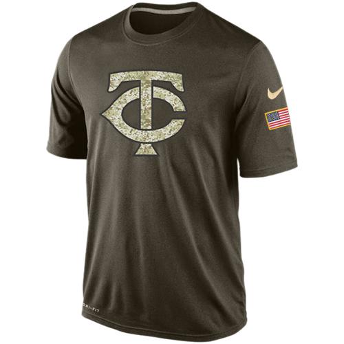 Men's Minnesota Twins Salute To Service Nike Dri-FIT T-Shirt Men's Minnesota Twins Salute To Service Nike Dri-FIT T-Shirt