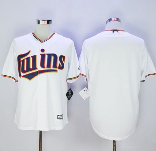 Twins Blank New White Cool Base Stitched MLB Jersey Twins Blank New White Cool Base Stitched MLB Jersey