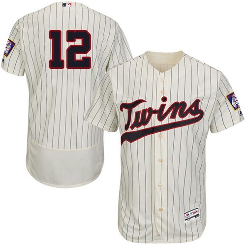 Twins #12 Jake Odorizzi Cream Strip Flexbase Authentic Collection Stitched MLB Jersey Twins #12 Jake Odorizzi Cream Strip Flexbase Authentic Collection Stitched MLB Jersey