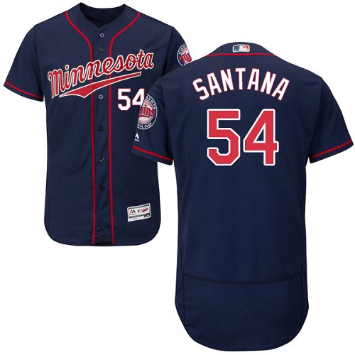 Twins #54 Ervin Santana Navy Blue Flexbase Authentic Collection Stitched MLB Jersey Twins #54 Ervin Santana Navy Blue Flexbase Authentic Collection Stitched MLB Jersey