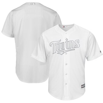 Minnesota Twins Blank Majestic 2019 Players' Weekend Cool Base Team Jersey White