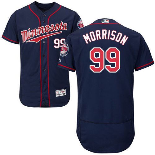 Twins #99 Logan Morrison Navy Blue Flexbase Authentic Collection Stitched MLB Jersey Twins #99 Logan Morrison Navy Blue Flexbase Authentic Collection Stitched MLB Jersey