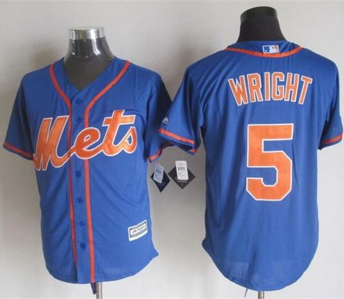 Mets #5 David Wright Blue Alternate Home New Cool Base Stitched MLB Jersey Mets #5 David Wright Blue Alternate Home New Cool Base Stitched MLB Jersey