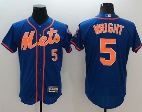 Mets #5 David Wright Blue Flexbase Authentic Collection Stitched MLB Jersey Mets #5 David Wright Blue Flexbase Authentic Collection Stitched MLB Jersey