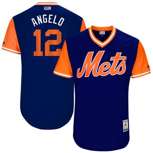 Mets #12 Juan Lagares Royal 