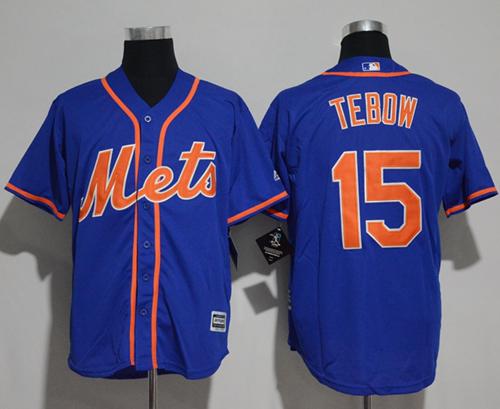 Mets #15 Tim Tebow Blue New Cool Base Alternate Home Stitched MLB Jersey Mets #15 Tim Tebow Blue New Cool Base Alternate Home Stitched MLB Jersey