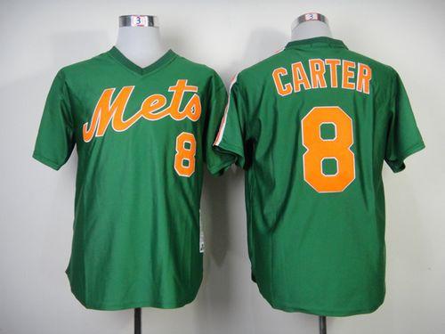 Mitchell And Ness 1985 Mets #8 Gary Carter Green Throwback Stitched MLB Jersey Mitchell And Ness 1985 Mets #8 Gary Carter Green Throwback Stitched MLB Jersey