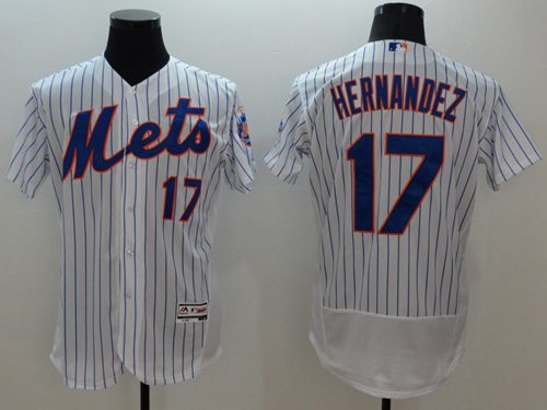 Mets #17 Keith Hernandez White(Blue Strip) Flexbase Authentic Collection Stitched MLB Jersey Mets #17 Keith Hernandez White(Blue Strip) Flexbase Authentic Collection Stitched MLB Jersey
