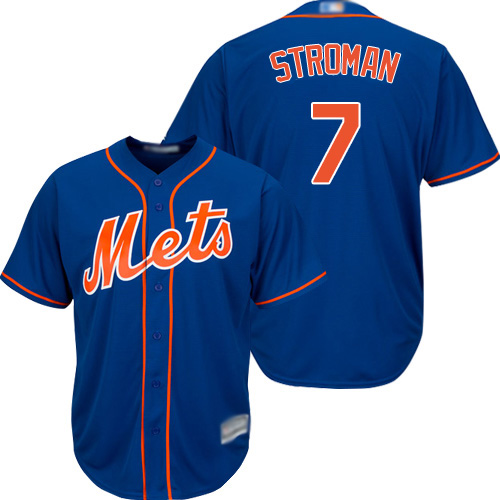 Mets #7 Marcus Stroman Blue New Cool Base Stitched MLB Jersey Mets #7 Marcus Stroman Blue New Cool Base Stitched MLB Jersey
