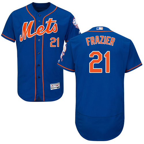 Mets #21 Todd Frazier Blue Flexbase Authentic Collection Stitched MLB Jersey Mets #21 Todd Frazier Blue Flexbase Authentic Collection Stitched MLB Jersey