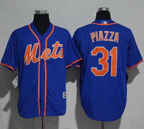 Mets #31 Mike Piazza Blue New Cool Base Stitched MLB Jersey Mets #31 Mike Piazza Blue New Cool Base Stitched MLB Jersey