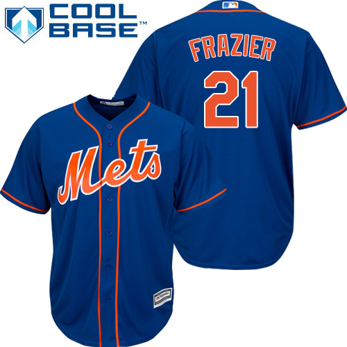 Mets #21 Todd Frazier Blue New Cool Base Stitched MLB Jersey Mets #21 Todd Frazier Blue New Cool Base Stitched MLB Jersey