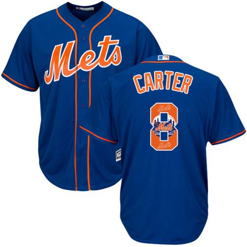 Mets #8 Gary Carter Blue Team Logo Fashion Stitched MLB Jersey Mets #8 Gary Carter Blue Team Logo Fashion Stitched MLB Jersey