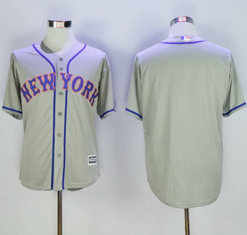 Mets Blank Grey New Cool Base Stitched MLB Jersey Mets Blank Grey New Cool Base Stitched MLB Jersey