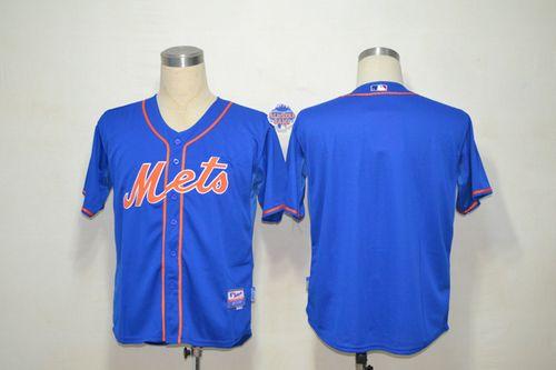 Mets Blank Blue Alternate Home Cool Base Stitched MLB Jersey Mets Blank Blue Alternate Home Cool Base Stitched MLB Jersey