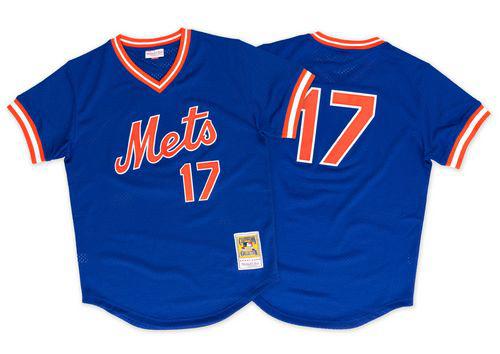 Mitchell And Ness 1986 Mets #17 Keith Hernandez Blue Throwback Stitched MLB Jersey Mitchell And Ness 1986 Mets #17 Keith Hernandez Blue Throwback Stitched MLB Jersey