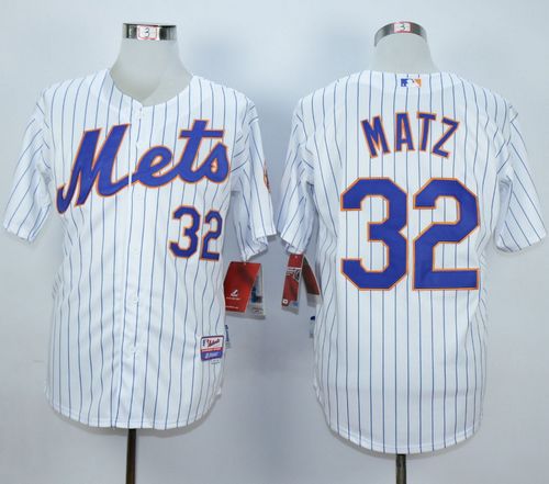Mets #32 Steven Matz White(Blue Strip) Home Cool Base Stitched MLB Jersey Mets #32 Steven Matz White(Blue Strip) Home Cool Base Stitched MLB Jersey