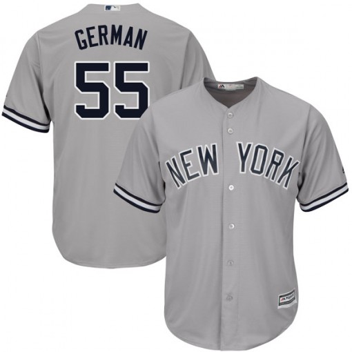 Yankees #55 Domingo German Grey New Cool Base Stitched MLB Jersey Yankees #55 Domingo German Grey New Cool Base Stitched MLB Jersey