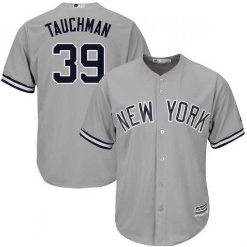 Yankees #39 Mike Tauchman Grey New Cool Base Stitched MLB Jersey Yankees #39 Mike Tauchman Grey New Cool Base Stitched MLB Jersey