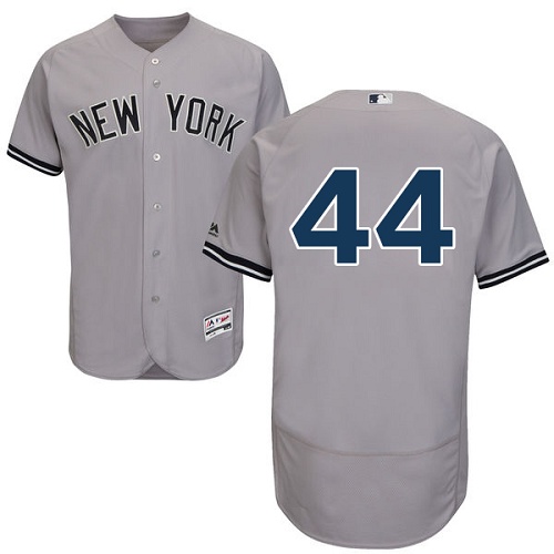 Yankees #44 Reggie Jackson Grey Flexbase Authentic Collection Stitched MLB Jersey Yankees #44 Reggie Jackson Grey Flexbase Authentic Collection Stitched MLB Jersey