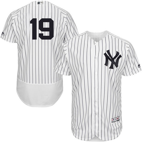 Yankees #19 Masahiro Tanaka White Strip Flexbase Authentic Collection Stitched MLB Jersey Yankees #19 Masahiro Tanaka White Strip Flexbase Authentic Collection Stitched MLB Jersey