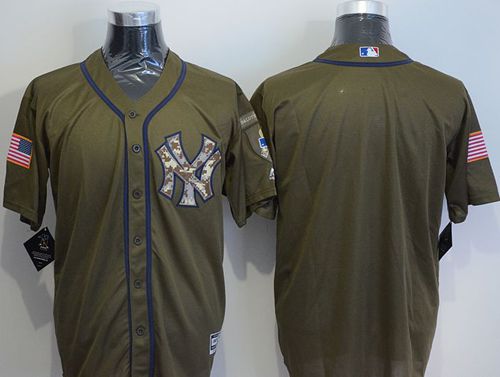 Yankees Blank Green Salute to Service Stitched MLB Jersey Yankees Blank Green Salute to Service Stitched MLB Jersey
