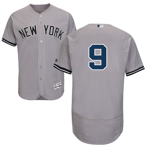 Yankees #9 Roger Maris Grey Flexbase Authentic Collection Stitched MLB Jersey Yankees #9 Roger Maris Grey Flexbase Authentic Collection Stitched MLB Jersey