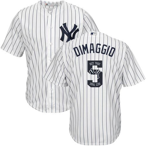 Yankees #5 Joe DiMaggio White Strip Team Logo Fashion Stitched MLB Jersey Yankees #5 Joe DiMaggio White Strip Team Logo Fashion Stitched MLB Jersey